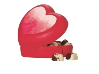 Multicositas (Corazon) Hermetico Triangulo Tupperware — Mediano